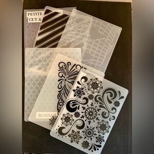 Embossing Folders for Cricut Cuttlebug, etc.